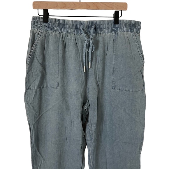 NWT Tea n Rose chambray joggers - Picture 3 of 5